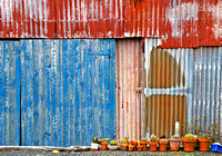 "Blue and Red Shed"